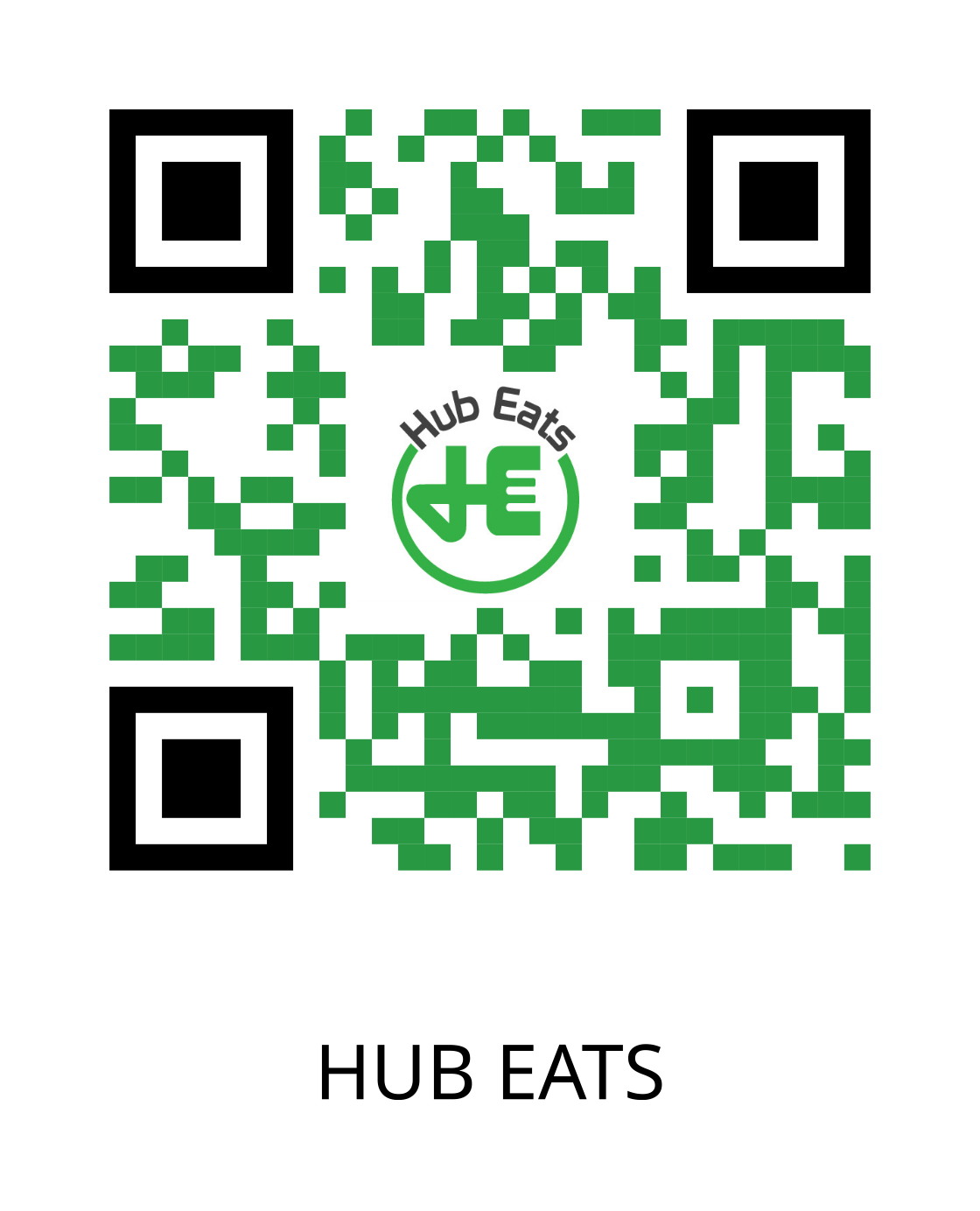 QR Code for The Hub Eats