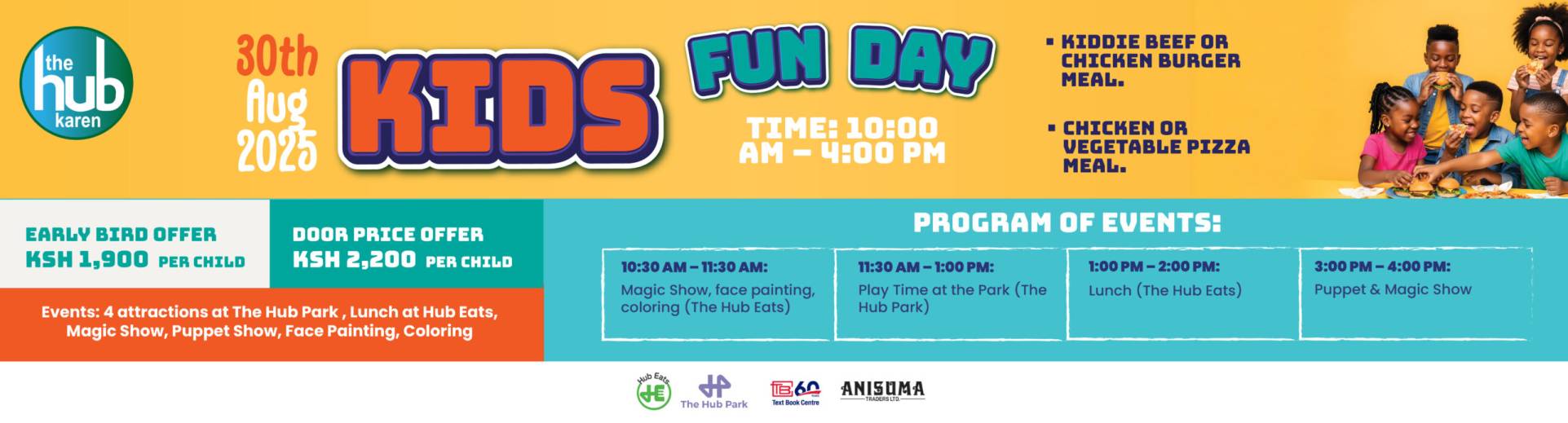 KIDS FUN DAY AT THE HUB KAREN MALL